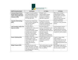 HSFPP Evaluation Rubric 8-10 Points 5-7 Points 1