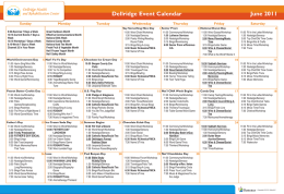 Dellridge Event Calendar June 2011