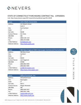 Connecticut State Contract Dealers