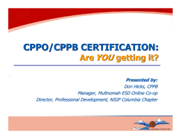 cppo/cppb certification