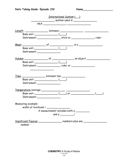 Note Taking Guide