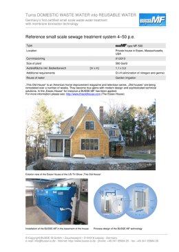 Reference Sewage Treatment System 4