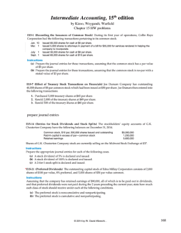 Intermediate Accounting, 15th edition