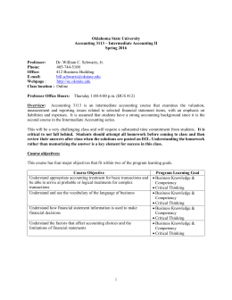 ACCT3113.503 - Spears Business