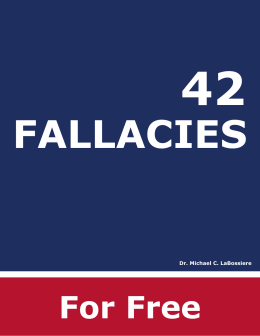 42 Fallacies