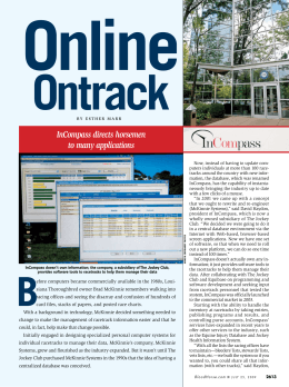 Online Ontrack - InCompass Solutions