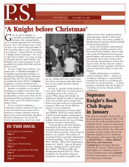 A Knight before Christmas