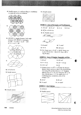 Area Answers - MrAsClassBeijing