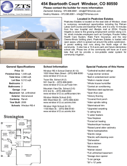 454 Beartooth Court Windsor, CO 80550