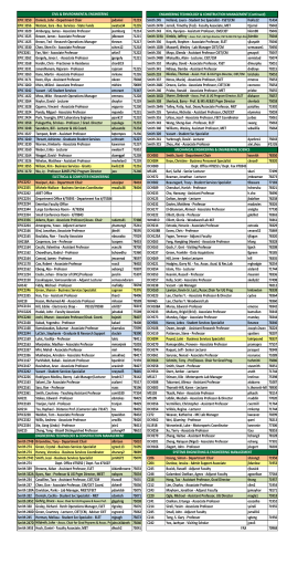 EPIC 3250 Daniels, John - Department Chair jodaniel 71219 Smith