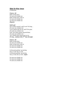 Ride On King Jesus - Joyful Voices of Inspiration