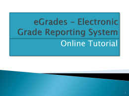 Online Tutorial