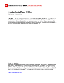 Introduction to Macro Writing