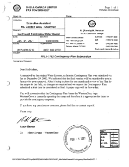 SHELL CANADA LIMITED , ` Page 1 of 1
