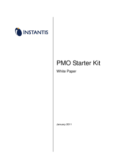PMO Starter Kit White Paper