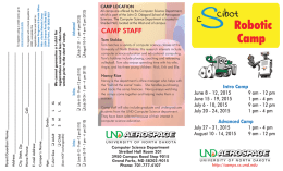 Tom - UND Computer Science Summer Camps