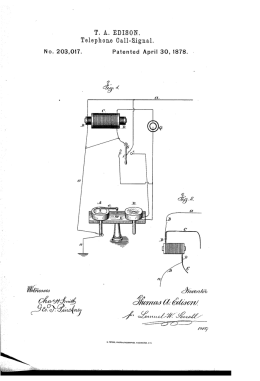 Telephone Call-Signal - The Thomas A. Edison Papers