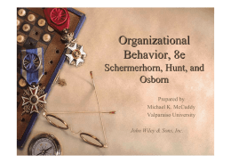 Chapter 18: Conflict and Negotiation