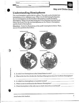 Map and Globe Skills 7