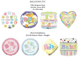 Baby Shower - Balloons etc