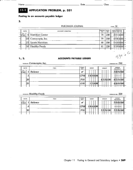 Page 1 Name –— Pale— Class 11-1 APPLICATION PROBLEM, p