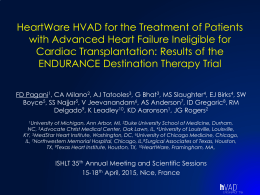 ISHLT 2015 Opening Plenary Session