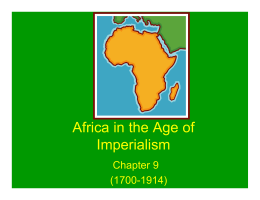 Africa in the Age of Imperialism
