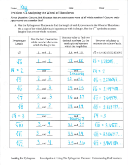 Problem 4.1”Analyzing the Wheel of Theo dorus - novimath8-7