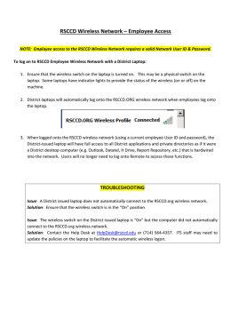 RSCCD Wireless Network Employee Access