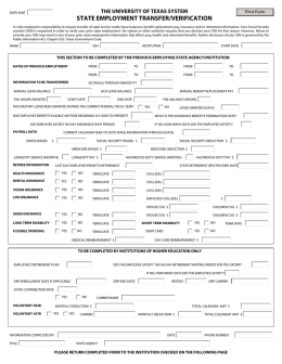 state employment transfer/verification