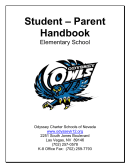 Student – Parent Handbook