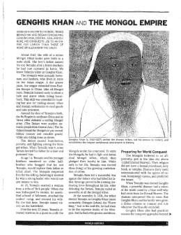 Page 1 GENGH GENGHIS KHAN UK#TED MONGCL TRIBES