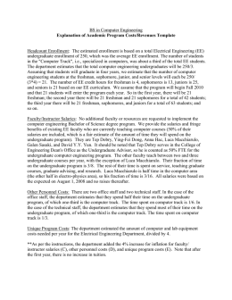 Computer Engineering Explanation of Cost Template
