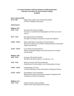 3nd Annual Southern California Women in Math