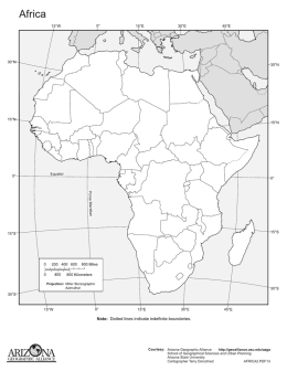 Africa - Arizona Geographic Alliance