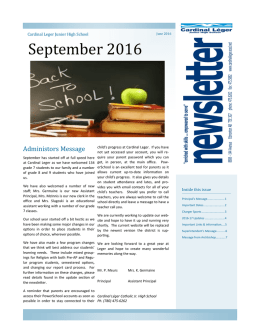 September 2016 - Edmonton Catholic Schools