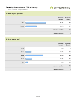 Berkeley International Office Survey