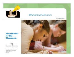Rhetorical Devices - Sample PDF
