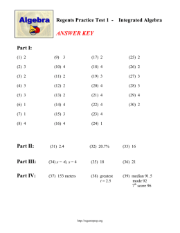 Practice Test 1 ANSWER key
