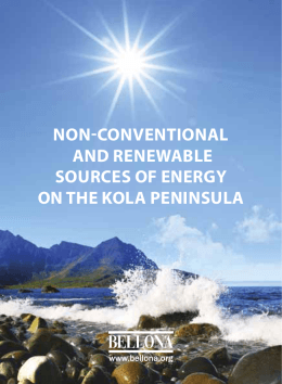 non-conventional and renewable sources of energy on the