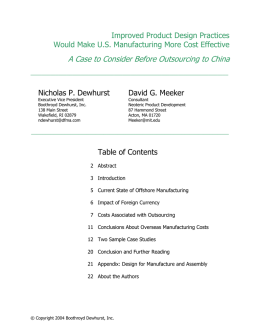 The true cost of overseas manufacture: Could product design make
