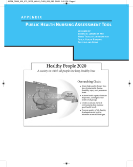 Public Health Nursing Assessment Tool