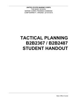 Tactical-Planning