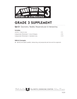 Grade 3 supplement - The Math Learning Center
