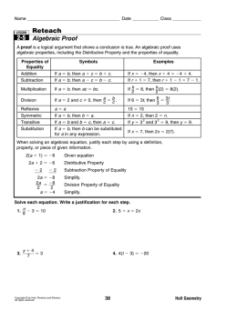 Reteach 2-5