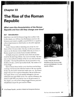 The Rise of the Roman