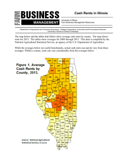 Cash Rents in Illinois