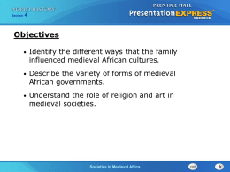 11.4 Societies in Medieval Africa