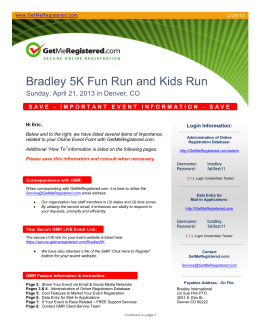 Bradley 5K Fun Run and Kids Run