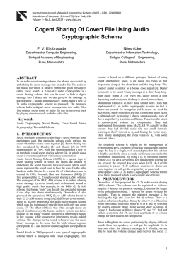 Cogent Sharing Of Covert File Using Audio Cryptographic Scheme